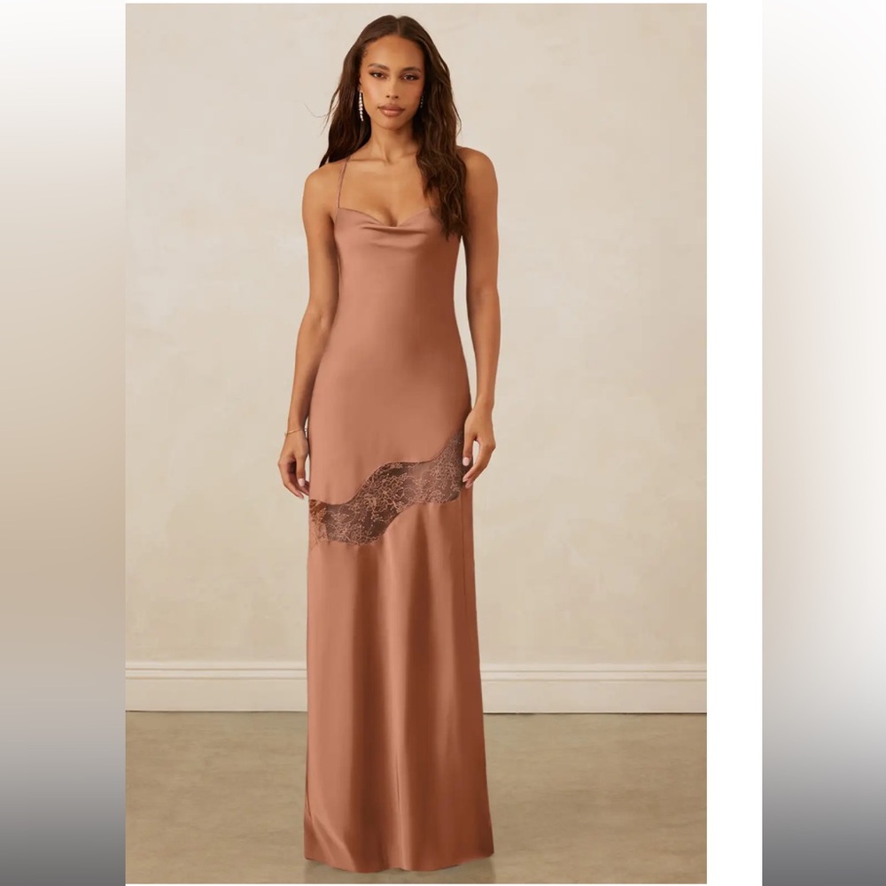Azazie Christian Siriano Copper Bridesmaids Dress